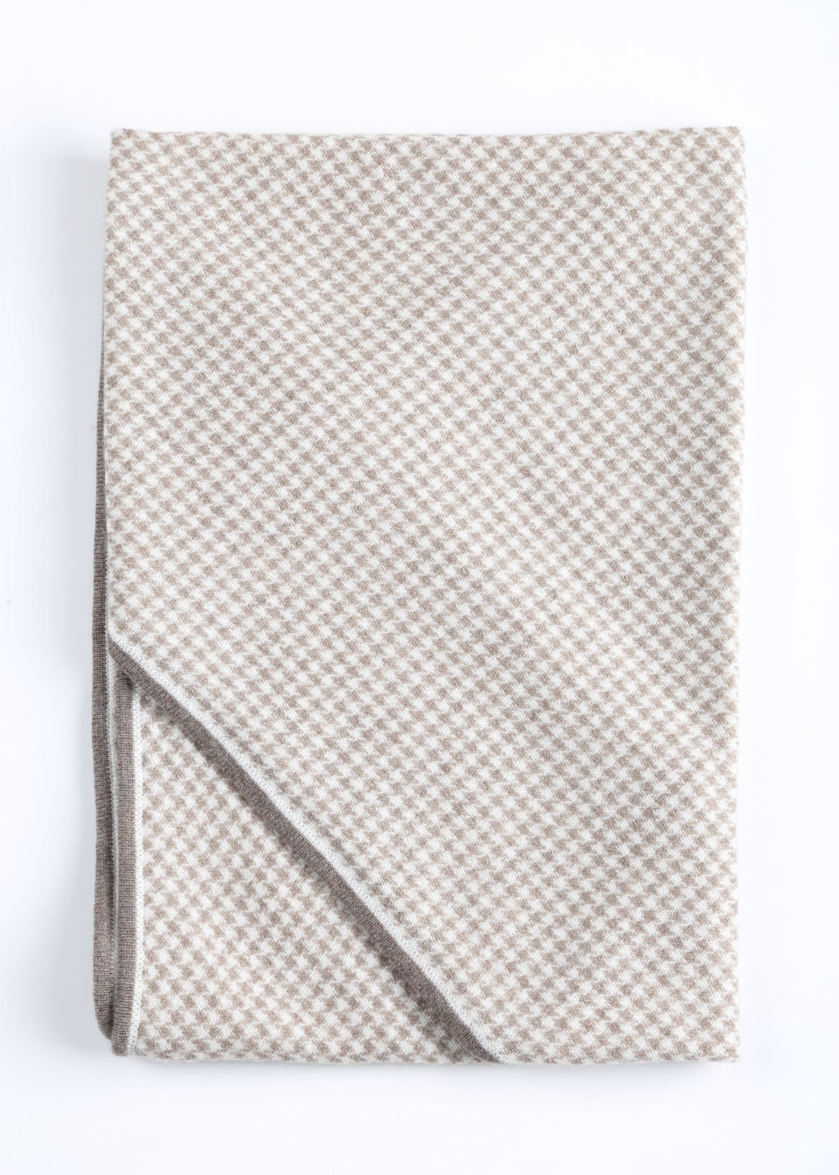 Checked Cashmere Foulard
