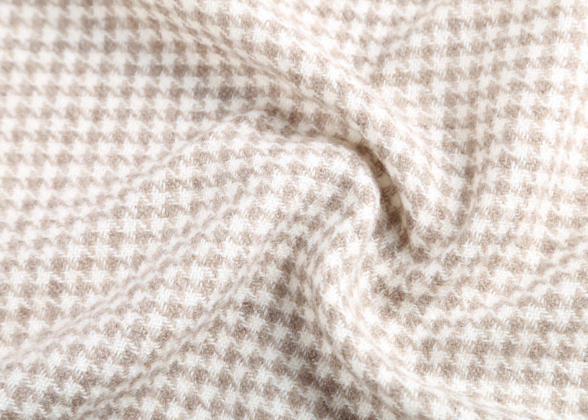 Checked Cashmere Foulard