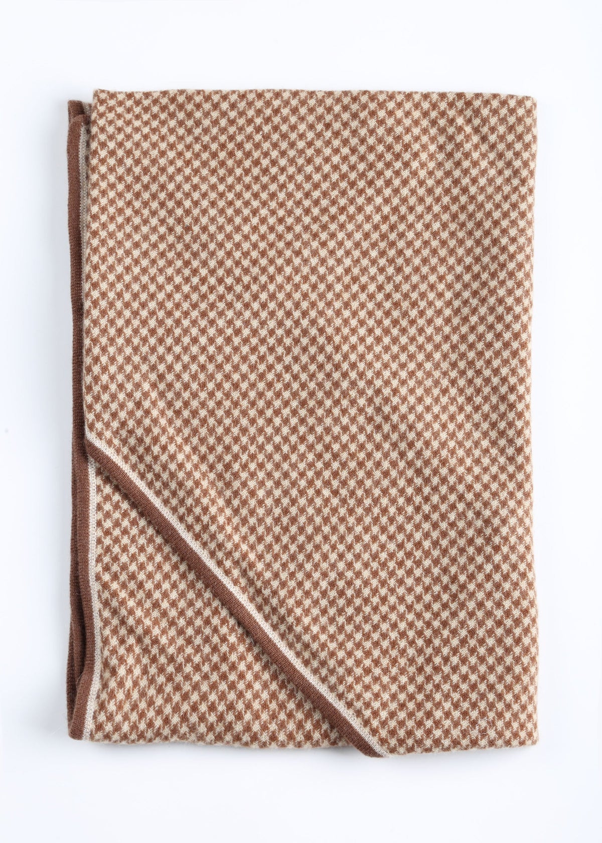 Checked Cashmere Foulard