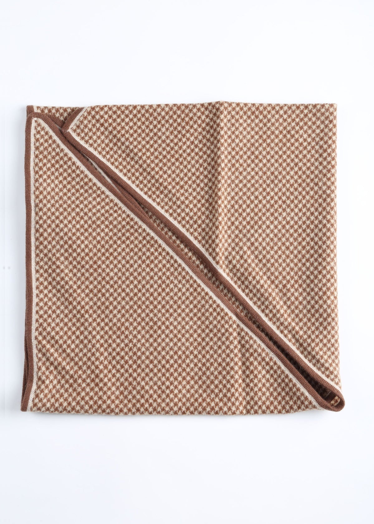 Checked Cashmere Foulard