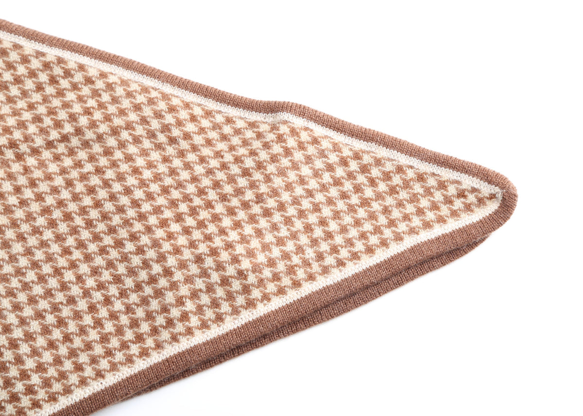Checked Cashmere Foulard