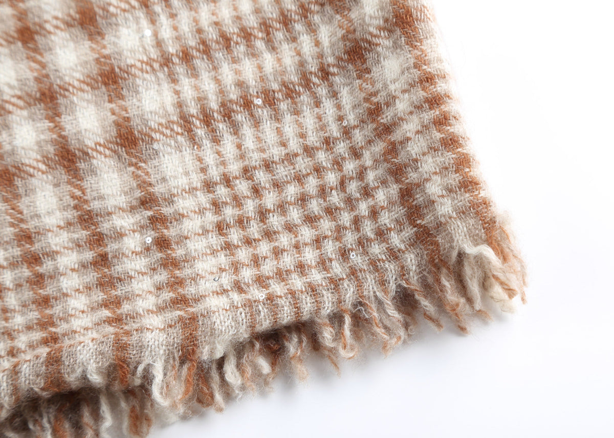 Alpino Plaid Cashmere Shawl