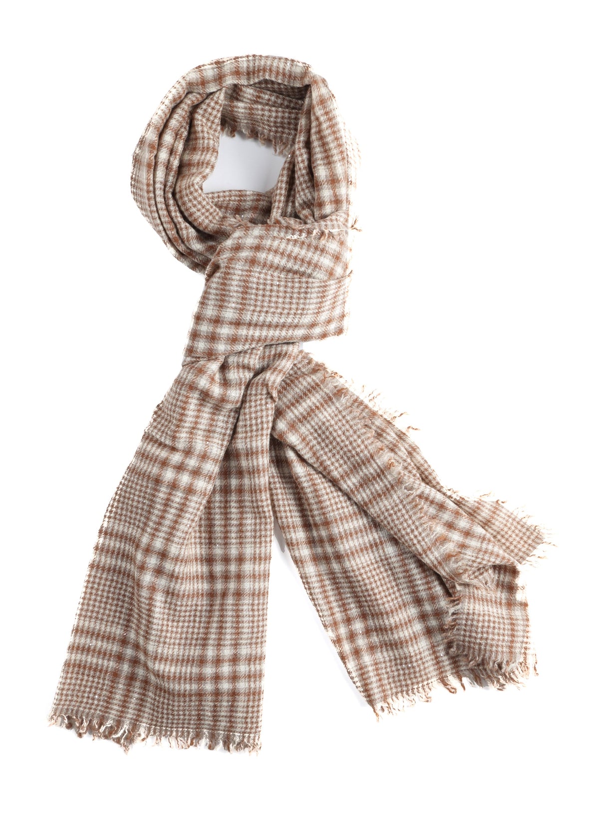 Alpino Plaid Cashmere Shawl