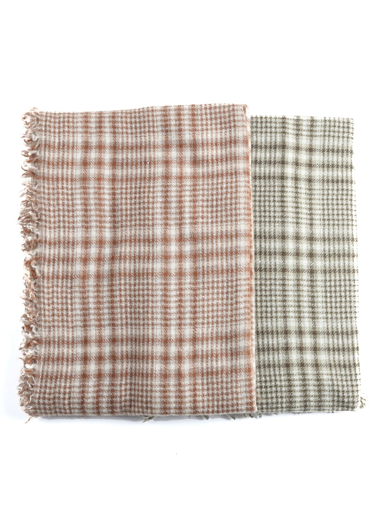 Alpino Plaid Cashmere Shawl