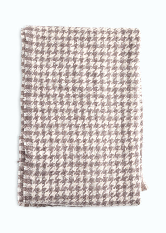Allegra Houndstooth Shawl