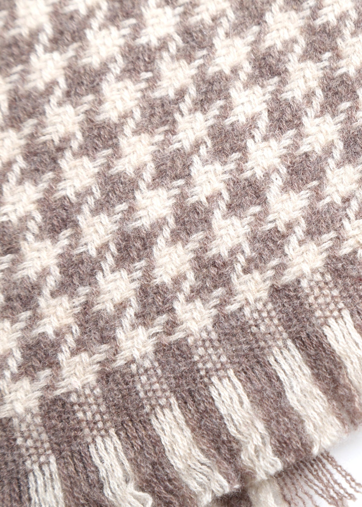 Allegra Houndstooth Shawl