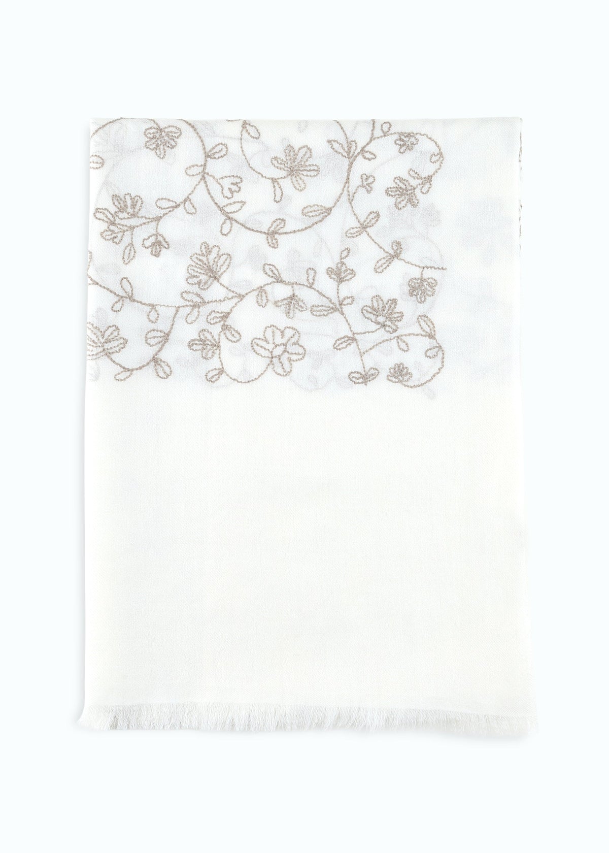 Sertella Hand-Embroidered Shawl
