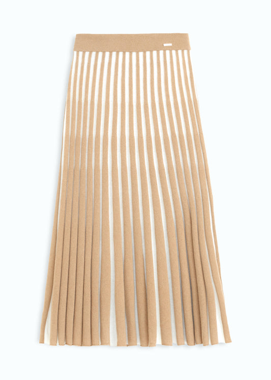 Two-Tone Maxi Skirt