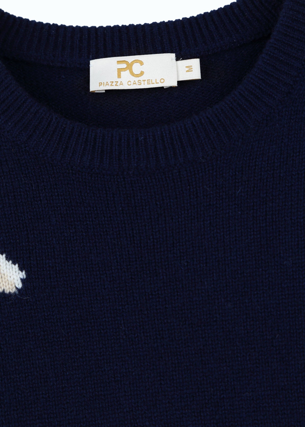 Cavallino Men's Polo Intarsia Jumper