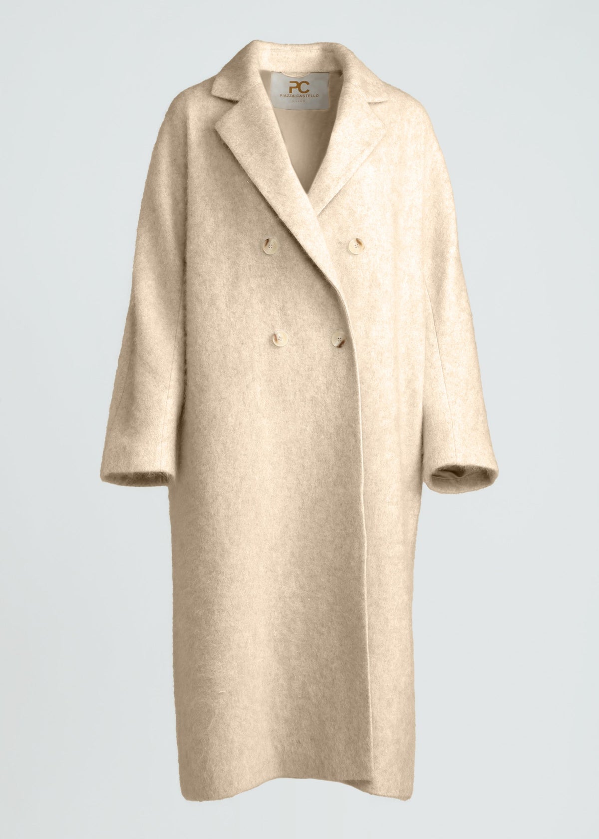 Nebbia Brushed-Finish Cashmere Coat