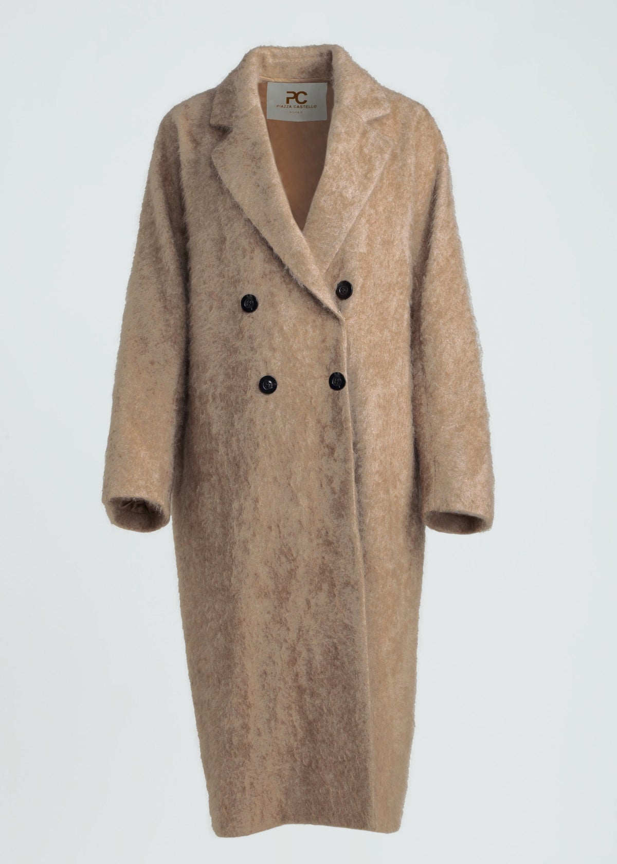 Nebbia Brushed-Finish Cashmere Coat