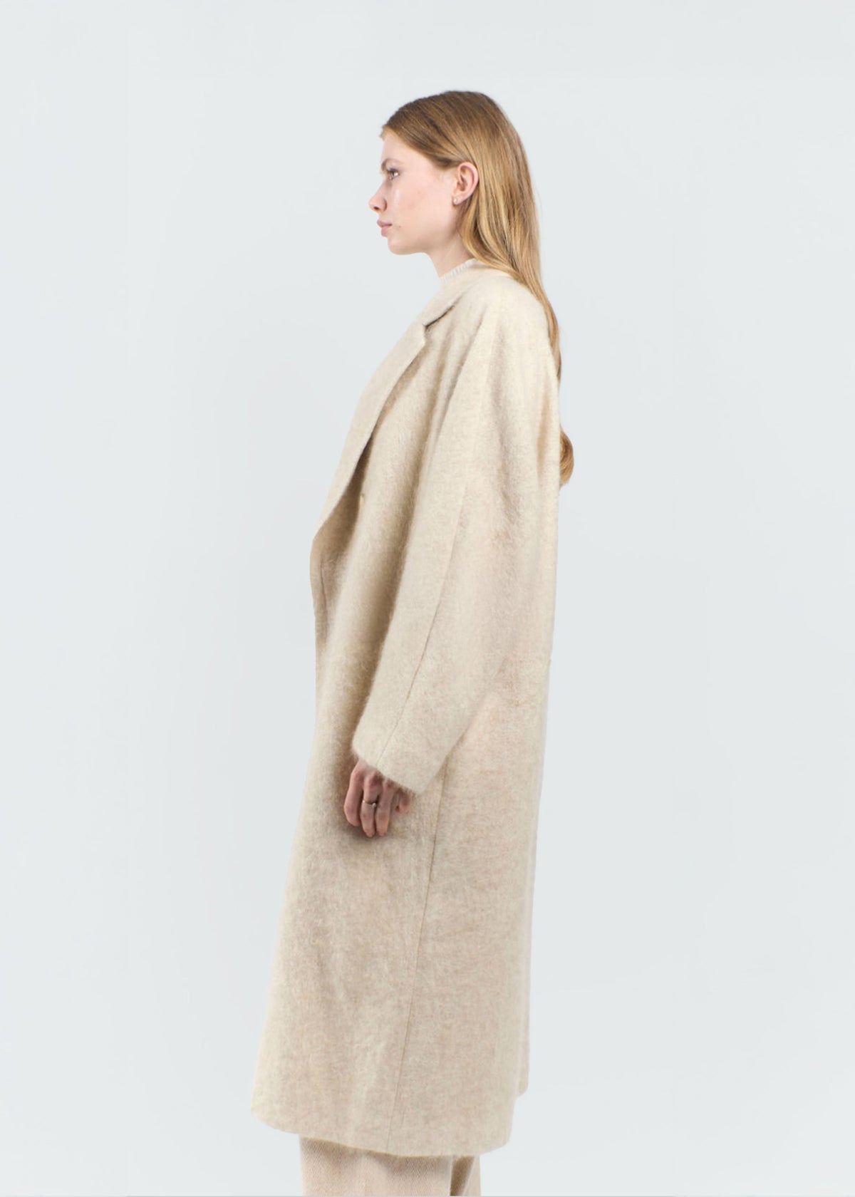 Nebbia Brushed-Finish Cashmere Coat