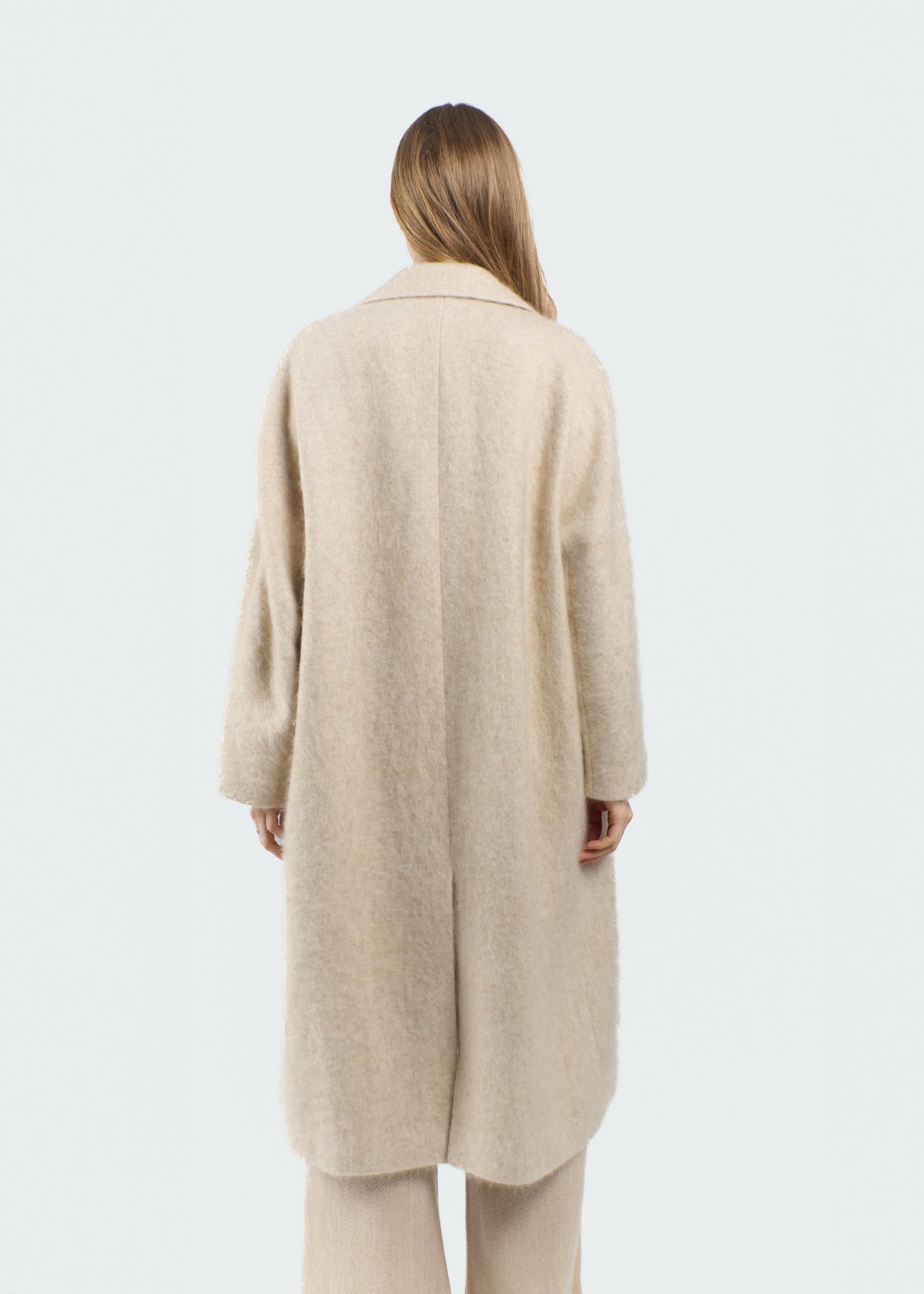 Nebbia Brushed-Finish Cashmere Coat