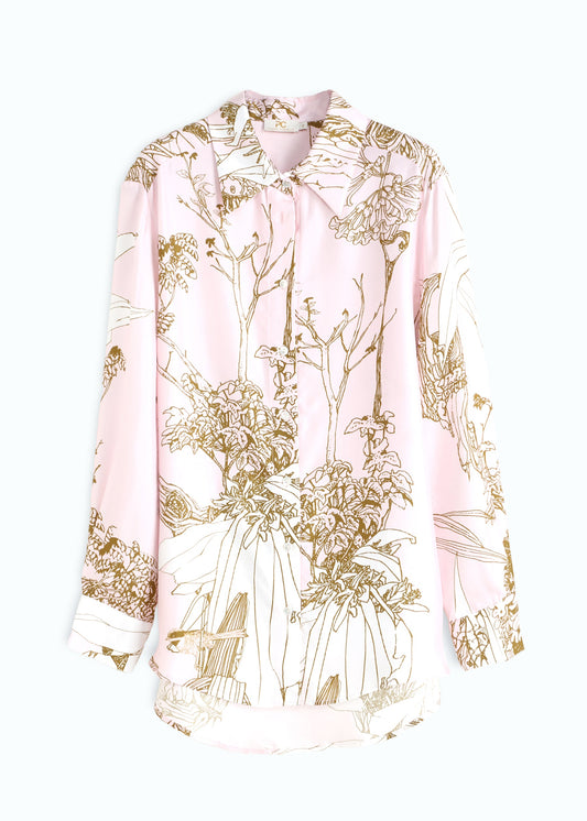 Rinascita Oversized Eco-Silk Shirt